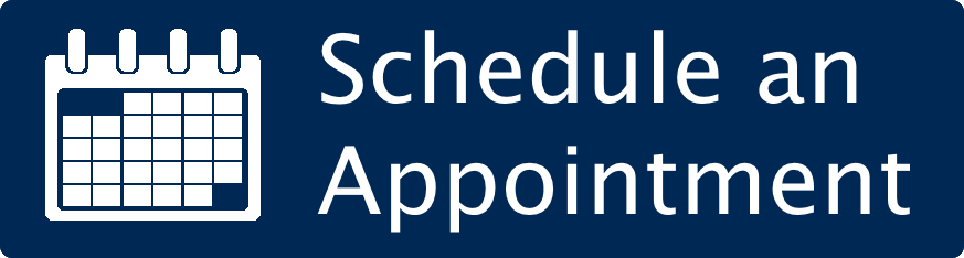 a blue box that says "schedule an appointment" with a link that leads to Melissa's scheduler