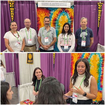 UC Berkeley staaff, faculty and students at SACNAS Conference 2024.